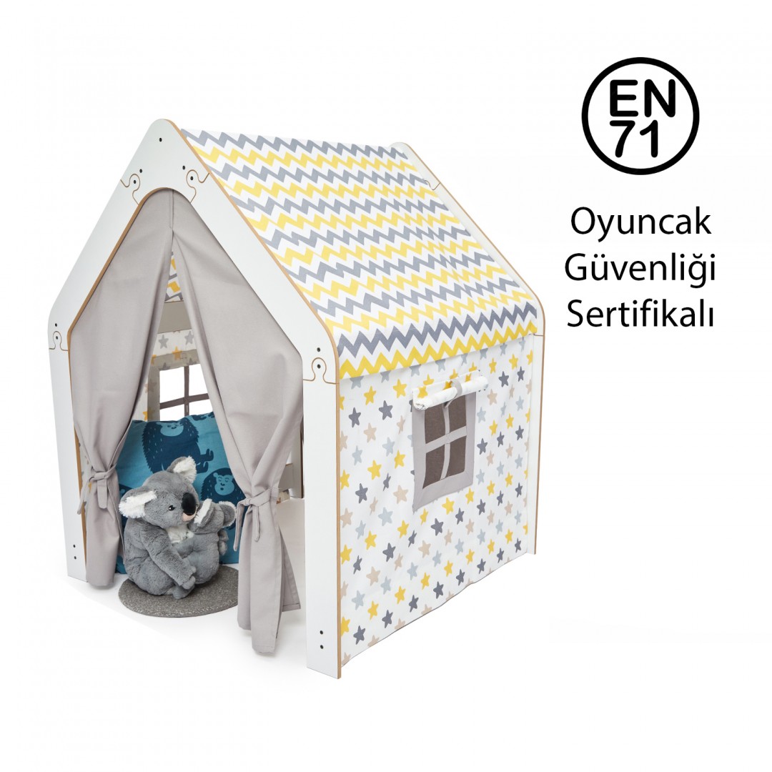 3-6 Yaş Çocuk Oyun Evi / Çadırı - Beyaz