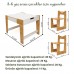 0-6 Yaş Anka Model Ahşap Montessori Aktivite Oyun Ve Çalışma Masa Ve Sandalye Seti (1 Masa + 2 Sandalye)