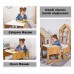 2-4 Yaş Kumru Montessori Çocuk Oyun, Çalışma, Aktivite Masası ve Sandalyesi Seti