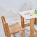2-4 Yaş Turna Montessori Çocuk Oyun, Çalışma, Aktivite Masası ve Sandalyesi Seti