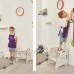 Minera Çocuk / Yetişkin Montessori Ahşap Basamak, Yükseltici, Tabure / Beyaz
