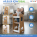 Ahşap Montessori Öğrenme Kulesi 2-6 Yaş  